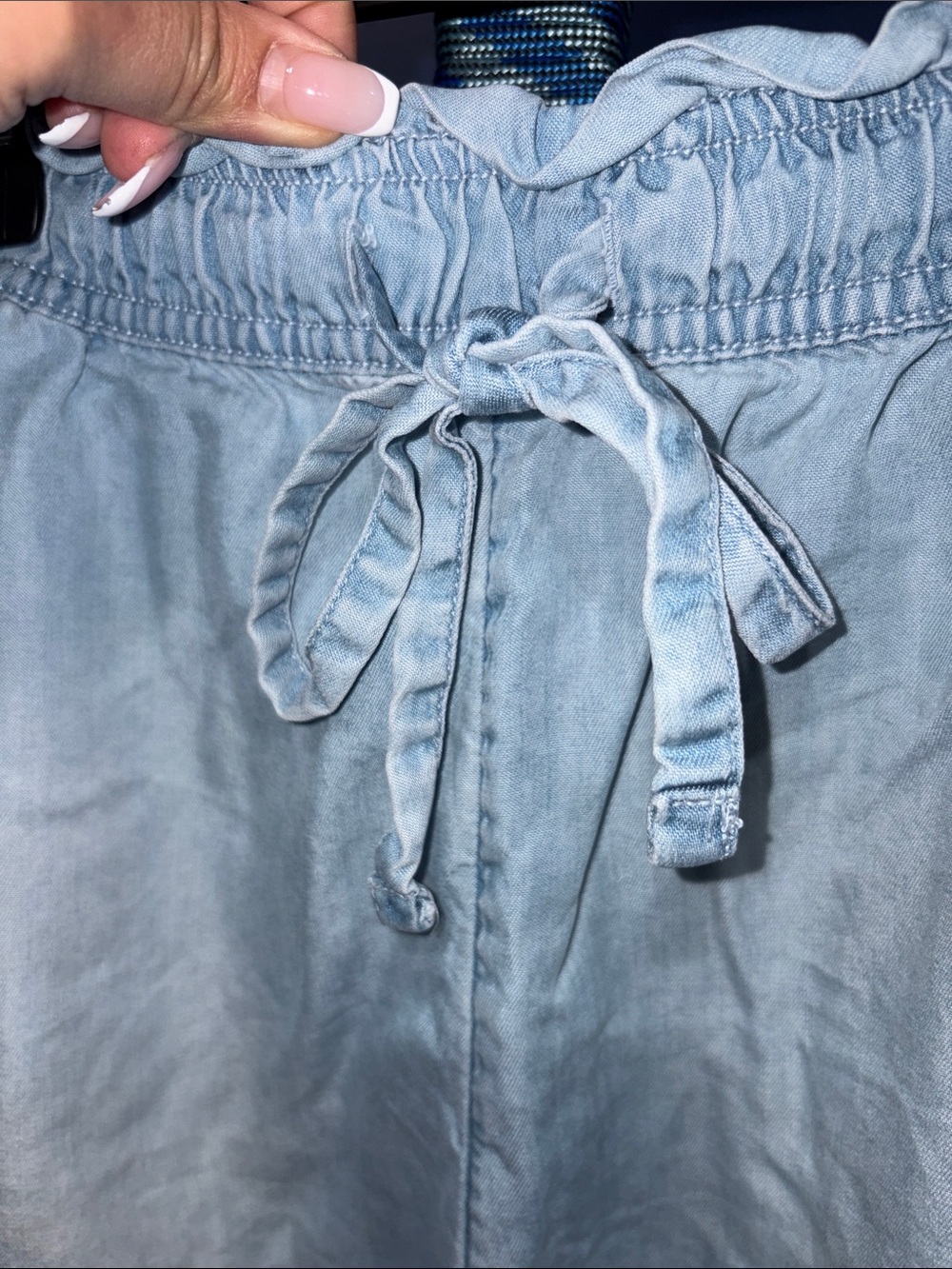 Nicole Miller- Lyocell Paperbag Waist Shorts – Size Large - Picture 7 of 13